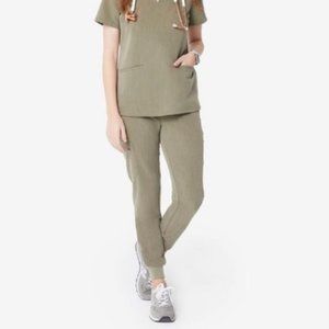 Figs Women's Heather Olive Zamora™ Jogger Scrub Pants